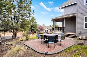 Enjoy meals al fresco and relish open air ambiance at the patio with table for 6