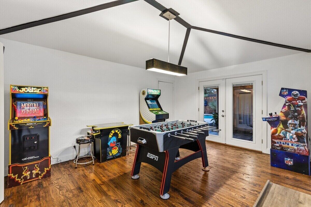 Resort-Style Pool House with Hot Tub and Game Room