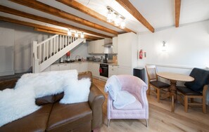 Ollerenshaw Cottage open plan living area