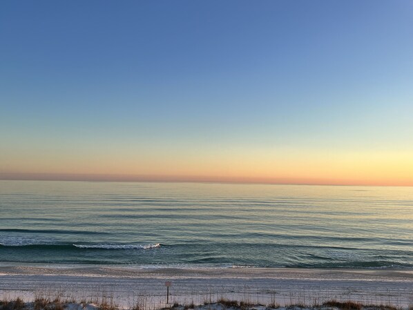 Sunset from deck 