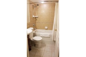 Full bathroom with jacuzzi tub