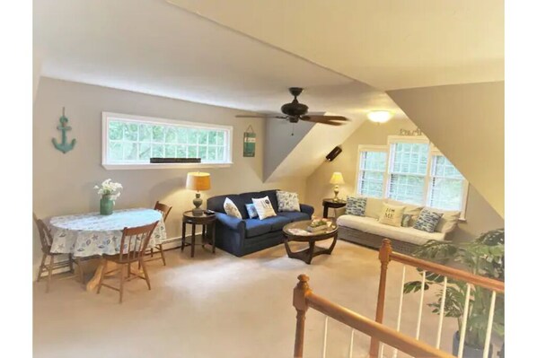Private living room area
