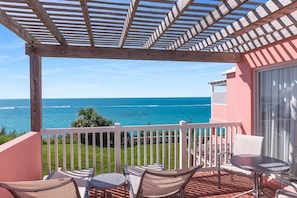 Step out onto your private furnished patio or balcony and enjoy the scenic views of Mangrove Bay, Long Bay, or the Atlantic Ocean.
