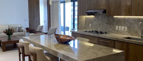 Kitchen and Dining Island