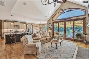 Great room, kitchen