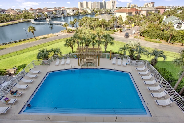 Pool View from the Condo