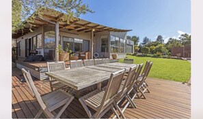 Outdoor dining area