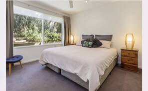 Clean and comfortable bedroom