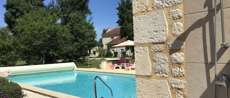 Hot Shower by the Pool