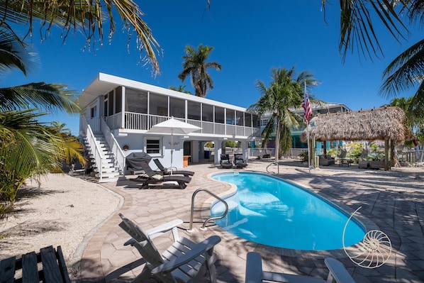 Backyard with Private Pool