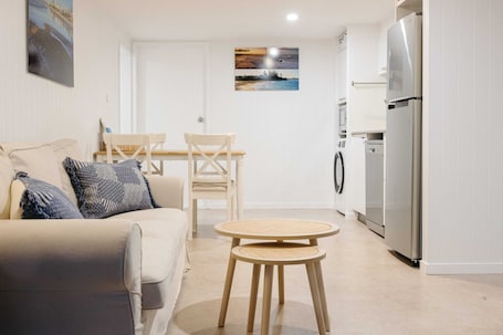 Open living/dining room area