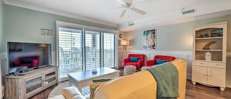 Carolina Beach Vacation Rental | 1BR | 1BA | 630 Sq Ft | Stairs Required