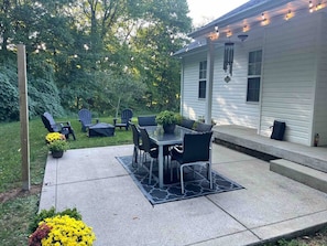 Back porch seating