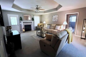Spacious living room