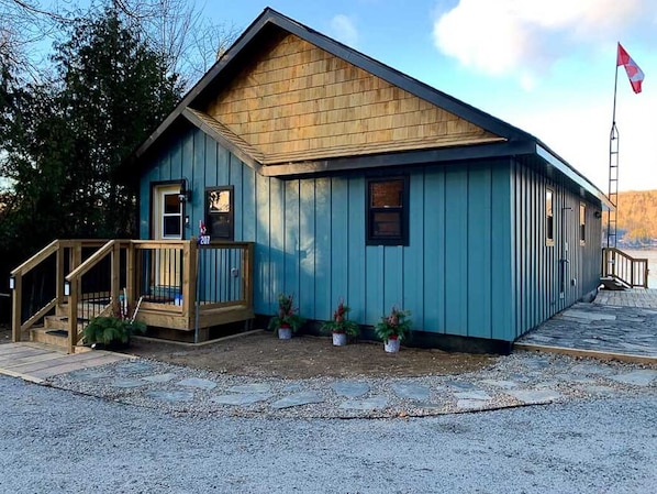 Front Entrance during the Holidays