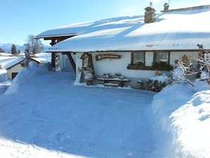 Haus im Winter