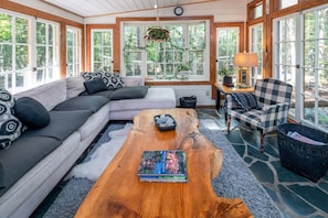Wonderful, intimate conversations are what a living room is for