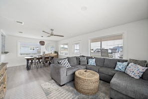 This is the main living room area of the home