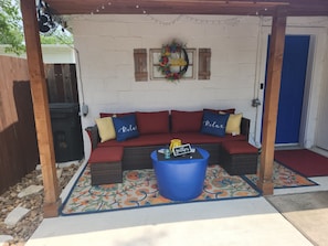 Private patio