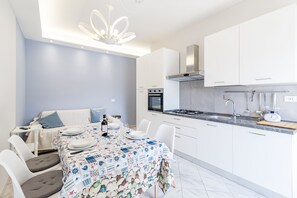 Kitchen and dining area