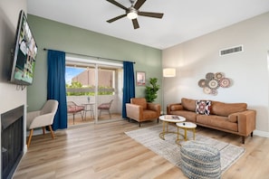 Spacious living room