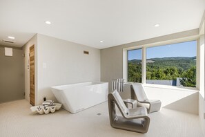 The brand new spa area was designed with relaxation in mind