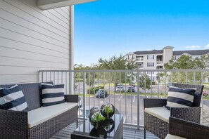 Second Floor Balcony#Disney #Theme #Parks #Magic #kingdom #springs #SecretLake #Apartment #Vacation #Rental #waterpark #Kissimmee #Orlando #Universal #Citywalk