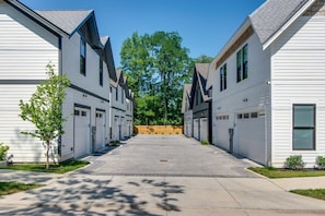 There is a one car garage dedicated to YOU for your stay!