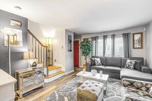 Living Room | 1st Floor | Sleeper Sofa | A/C Units