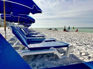 Free Beach chairs included