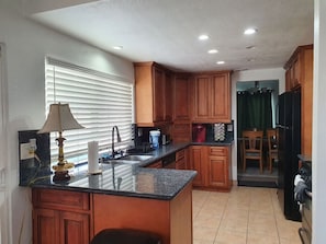 Connected to your dining room is your spacious kitchen with all the amenities you need to create your next masterpiece!