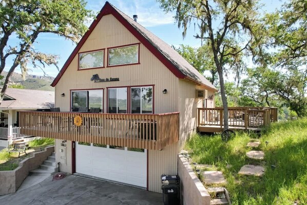Two Patios with great views! 