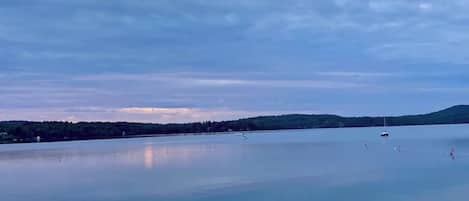 Lake Caspian, a short walk from the house