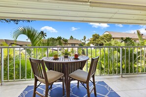 Outdoor dining table for 4