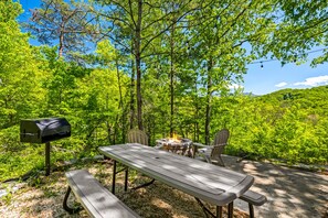 Outdoor area with a view