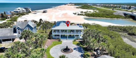 Your beachfront estate. Atlantic Ocean just steps to your east.  Intracoastal to the west. Miles of beautiful beach for you to enjoy, explore and discover.