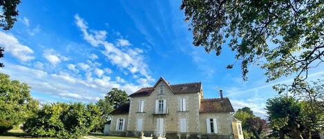 The main house, gite is on the left hand side of the house.