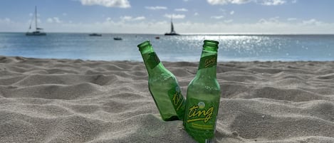 Warm and inviting blue ocean, white sand beaches, and cold beverages await you!