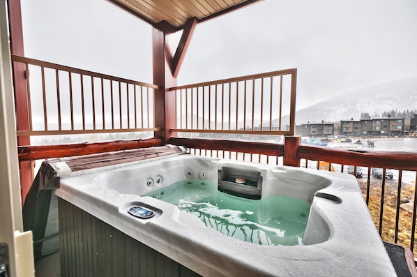 Balcony with Private Hot Tub
