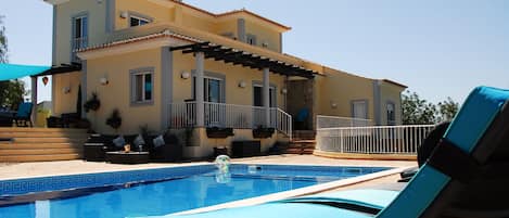 Villa from the pool terrace.