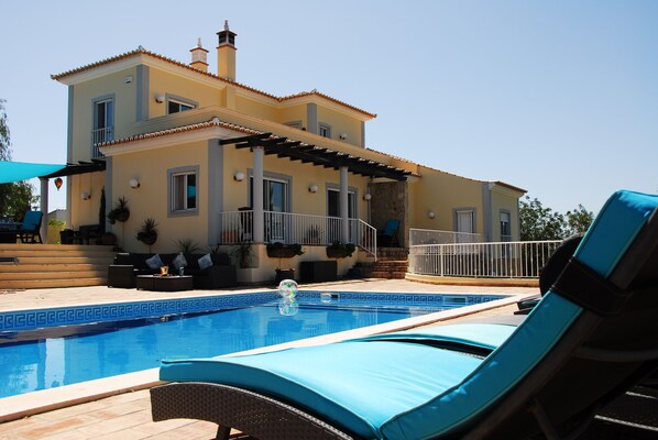 Villa from the pool terrace.