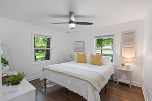 The plushy mattress is there to provide you with all the rest needed after an exciting day of exploring Charlotte.