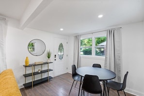 Let the sunshine fill out the space. Large windows allow for plenty of natural light.