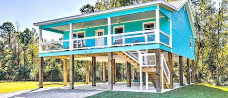 Waveland Vacation Rental | 2BR | 2BA | Stairs Required | 1,245 Sq Ft