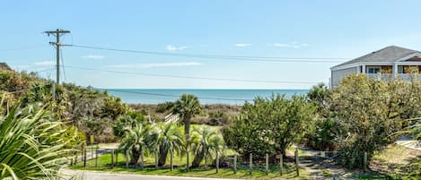 View from out front porch of the house