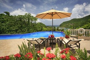 Ocean view from the pool