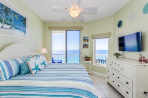 Balcony access from the primary bedroom