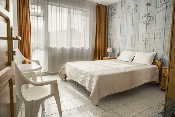 double bed with balcony, sea view