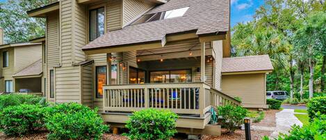 Rear View of Villa with Access to Private Deck