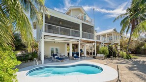 Lounge in the pool or the ocean...